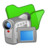 Folder green videos Icon